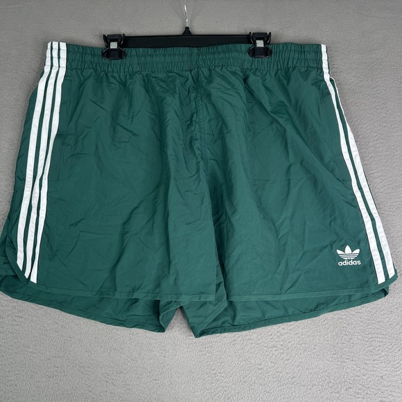 Adidas Originals Sprinter Shorts Mens 2XL Collegiate Green 3-Stripes Trefoil - Picture 1 of 15